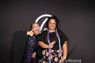 Photo from the TWoA Tāmaki Makaurau 2023 Graduations (Ceremony 5 @ 3pm), held at the Due Drop Events Centre, Manukau, Auckland, New Zealand on Thursday, 8 June, 2023. Photo: InstaBooth by KeyImagery Photography. Copyright: © Te Wānanga o Aotearoa.