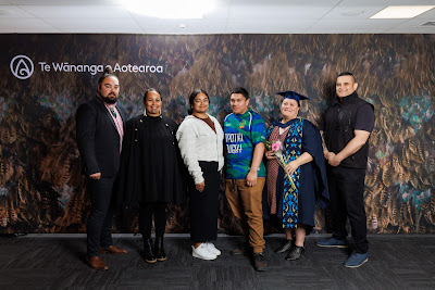 Photo from the TWoA Tainui 2022 Graduations (Mangakotukutuku), held at the Mangakotukutuku Campus, Hamilton, Waikato, New Zealand. Taken: Friday 9 September, 2022. Photo: Mike Walen / KeyImagery Photography. Copyright: © Te Wananga o Aotearoa.