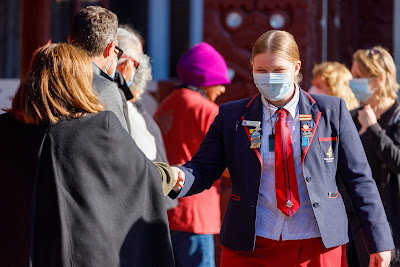Photo from the Waikato Diocesan Year 11 Camp held at Tūrangawaewae Marae, Ngaruawahia, Waikato, New Zealand. Taken: Thursday, 5 May 2022. Photography: Mike Walen / KeyImagery Photography. Copyright: © Waikato Diocesan School for Girls.