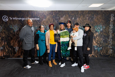 Photo from the TWoA Tainui 2022 Graduations (Mangakotukutuku), held at the Mangakotukutuku Campus, Hamilton, Waikato, New Zealand. Taken: Friday 9 September, 2022. Photo: Mike Walen / KeyImagery Photography. Copyright: © Te Wananga o Aotearoa.