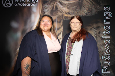 Booth photo from the TWoA Tainui 2025 Graduations (Ceremony 1 @ 10am) held at Claudelands Event Centre in Hamilton, Waikato, New Zealand on Tuesday, 29 April, 2025. Photography by InstaBooth / KeyImagery Photography. Copyright: © 2025 Te Wānanga o Aotearoa.