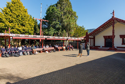 Photo from the Waikato Diocesan Year 11 Camp held at Tūrangawaewae Marae, Ngaruawahia, Waikato, New Zealand. Taken: Thursday, 5 May 2022. Photography: Mike Walen / KeyImagery Photography. Copyright: © Waikato Diocesan School for Girls.