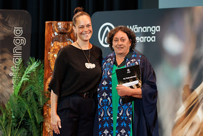 Photo from the TWoA Whirikoka 2024 Graduation (Gisborne), held at the War Memorial Theatre, Gisborne, East Coast, New Zealand on Wednesday 10 April, 2024. Photo by Mike Walen / KeyImagery Photography. Copyright: © Te Wānanga o Aotearoa.