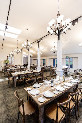 Photo of the function room at The Grandstand, Claudelands, Hamilton, New Zealand. Taken: Tuesday, 7 August 2018. Photography: Mike Walen / KeyImagery Photography. Copyright: © H3 Group.
