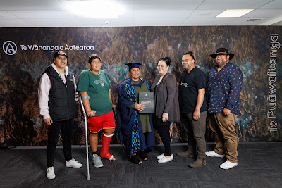 Photo from the TWoA Tainui 2022 Graduations (Mangakotukutuku), held at the Mangakotukutuku Campus, Hamilton, Waikato, New Zealand. Taken: Friday 9 September, 2022. Photo: Mike Walen / KeyImagery Photography. Copyright: © Te Wananga o Aotearoa.