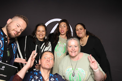 Photo from the TWoA Tāmaki Makaurau 2023 Graduations (Ceremony 4 @ 10am), held at the Due Drop Events Centre, Manukau, Auckland, New Zealand on Thursday, 8 June, 2023. Photo: InstaBooth by KeyImagery Photography. Copyright: © Te Wānanga o Aotearoa.
