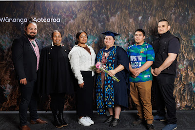 Photo from the TWoA Tainui 2022 Graduations (Mangakotukutuku), held at the Mangakotukutuku Campus, Hamilton, Waikato, New Zealand. Taken: Friday 9 September, 2022. Photo: Mike Walen / KeyImagery Photography. Copyright: © Te Wananga o Aotearoa.