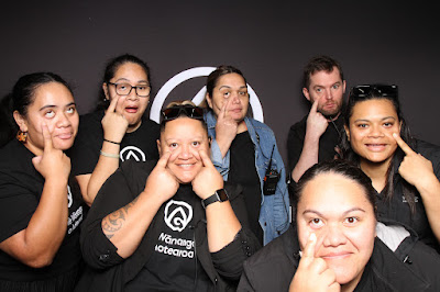 Photo from the TWoA Tāmaki Makaurau 2023 Graduations (Ceremony 4 @ 10am), held at the Due Drop Events Centre, Manukau, Auckland, New Zealand on Thursday, 8 June, 2023. Photo: InstaBooth by KeyImagery Photography. Copyright: © Te Wānanga o Aotearoa.