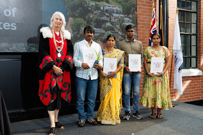 Photo from the HCC NZ Citizenship Ceremony (Morning) held in The Atrium, Wintec/Te Pukenga, Hamilton, Waikato, New Zealand at 10:00am on Monday, 12 February, 2024. Photo: Mike Walen / KeyImagery Photography. Copyright: © Hamilton City Council.
