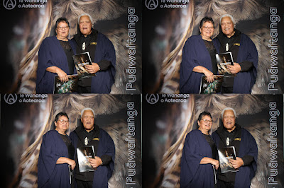 Booth photo from the TWoA Tainui 2025 Graduations (Ceremony 1 @ 10am) held at Claudelands Event Centre in Hamilton, Waikato, New Zealand on Tuesday, 29 April, 2025. Photography by InstaBooth / KeyImagery Photography. Copyright: © 2025 Te Wānanga o Aotearoa.
