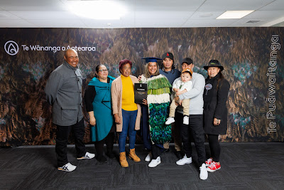 Photo from the TWoA Tainui 2022 Graduations (Mangakotukutuku), held at the Mangakotukutuku Campus, Hamilton, Waikato, New Zealand. Taken: Friday 9 September, 2022. Photo: Mike Walen / KeyImagery Photography. Copyright: © Te Wananga o Aotearoa.