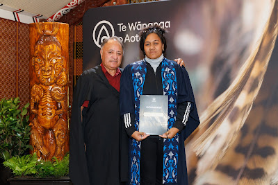 Photo from the TWoA Waiariki 2025 Graduation (Kawerau), held at the Rautahi Marae in Kawerau, Bay of Plenty, New Zealand on Friday, 16 May, 2025. Photo: Mike Walen / KeyImagery Photography. Copyright: © 2025 Te Wānanga o Aotearoa.