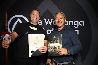 Booth photo from the TWoA Te Tai Tokerau (Kaitaia) 2025 Graduation held at Te Kura Kaupapa Maori o Pukemiro in Kaitaia, Northland, New Zealand on Monday, 14 April, 2025. Photo by InstaBooth / KeyImagery Photography. Copyright: © 2025 Te Wānanga o Aotearoa.
