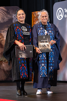 Photo from the TWoA Whirikoka 2024 Graduation (Gisborne), held at the War Memorial Theatre, Gisborne, East Coast, New Zealand on Wednesday, 16 April, 2025. Photo by Alick Saunders for KeyImagery Photography. Copyright: © 2025 Te Wānanga o Aotearoa.
