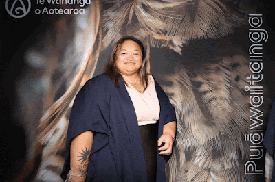Booth photo from the TWoA Tainui 2025 Graduations (Ceremony 1 @ 10am) held at Claudelands Event Centre in Hamilton, Waikato, New Zealand on Tuesday, 29 April, 2025. Photography by InstaBooth / KeyImagery Photography. Copyright: © 2025 Te Wānanga o Aotearoa.