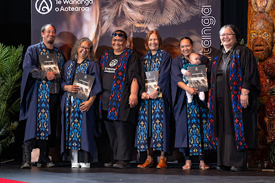 Photo from the TWoA Whirikoka 2024 Graduation (Gisborne), held at the War Memorial Theatre, Gisborne, East Coast, New Zealand on Wednesday, 16 April, 2025. Photo by Alick Saunders for KeyImagery Photography. Copyright: © 2025 Te Wānanga o Aotearoa.