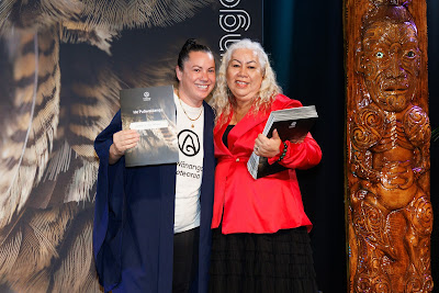 Photo from the TWoA Tainui 2025 Graduations (Ceremony 2 @ 2pm) held at Claudelands Event Centre in Hamilton, Waikato, New Zealand on Tuesday, 29 April, 2025. Photography by Mike Walen / KeyImagery Photography. Copyright: © 2025 Te Wānanga o Aotearoa.