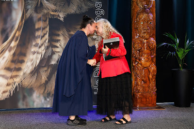Photo from the TWoA Tainui 2025 Graduations (Ceremony 2 @ 2pm) held at Claudelands Event Centre in Hamilton, Waikato, New Zealand on Tuesday, 29 April, 2025. Photography by Mike Walen / KeyImagery Photography. Copyright: © 2025 Te Wānanga o Aotearoa.