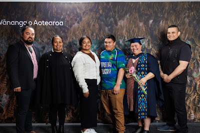 Photo from the TWoA Tainui 2022 Graduations (Mangakotukutuku), held at the Mangakotukutuku Campus, Hamilton, Waikato, New Zealand. Taken: Friday 9 September, 2022. Photo: Mike Walen / KeyImagery Photography. Copyright: © Te Wananga o Aotearoa.