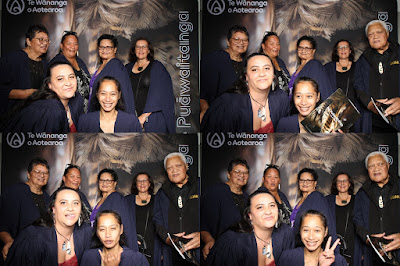 Booth photo from the TWoA Tainui 2025 Graduations (Ceremony 1 @ 10am) held at Claudelands Event Centre in Hamilton, Waikato, New Zealand on Tuesday, 29 April, 2025. Photography by InstaBooth / KeyImagery Photography. Copyright: © 2025 Te Wānanga o Aotearoa.