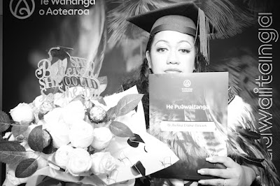 Booth photo from the TWoA Tainui 2025 Graduations (Ceremony 3 @ 10am) held at Claudelands Event Centre in Hamilton, Waikato, New Zealand on Wednesday, 30 April, 2025. Photography by InstaBooth / KeyImagery Photography. Copyright: © 2025 Te Wānanga o Aotearoa.