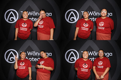 Booth photo from the TWoA Te Tai Tokerau (Kaitaia) 2025 Graduation held at Te Kura Kaupapa Maori o Pukemiro in Kaitaia, Northland, New Zealand on Monday, 14 April, 2025. Photo by InstaBooth / KeyImagery Photography. Copyright: © 2025 Te Wānanga o Aotearoa.