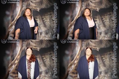 Booth photo from the TWoA Tainui 2025 Graduations (Ceremony 1 @ 10am) held at Claudelands Event Centre in Hamilton, Waikato, New Zealand on Tuesday, 29 April, 2025. Photography by InstaBooth / KeyImagery Photography. Copyright: © 2025 Te Wānanga o Aotearoa.