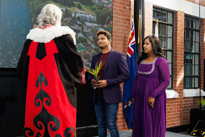 Photo from the HCC NZ Citizenship Ceremony (Morning) held in The Atrium, Wintec/Te Pukenga, Hamilton, Waikato, New Zealand at 10:00am on Monday, 12 February, 2024. Photo: Mike Walen / KeyImagery Photography. Copyright: © Hamilton City Council.