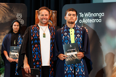 Photo from the TWoA Whirikoka 2024 Graduation (Gisborne), held at the War Memorial Theatre, Gisborne, East Coast, New Zealand on Wednesday 10 April, 2024. Photo by Mike Walen / KeyImagery Photography. Copyright: © Te Wānanga o Aotearoa.