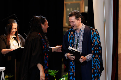 Photo from the TWoA Tāmaki Makaurau 2023 Graduations (Ceremony 1 @ 10am), held at the Due Drop Events Centre, Manukau, Auckland, New Zealand on Wednesday, 7 June, 2023. Photo: Mike Walen / KeyImagery Photography. Copyright: © Te Wānanga o Aotearoa.