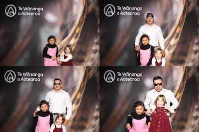 Booth photo from the TWoA Waiariki 2024 Graduations (Kawerau), held at Rautahi Marae, Kawerau, Bay of Plenty, New Zealand on Friday, 17 May, 2023. Photo: InstaBooth by KeyImagery Photography. Copyright: © Te Wānanga o Aotearoa.