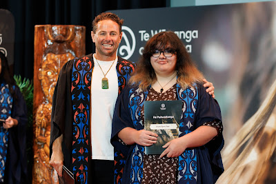 Photo from the TWoA Whirikoka 2024 Graduation (Gisborne), held at the War Memorial Theatre, Gisborne, East Coast, New Zealand on Wednesday 10 April, 2024. Photo by Mike Walen / KeyImagery Photography. Copyright: © Te Wānanga o Aotearoa.