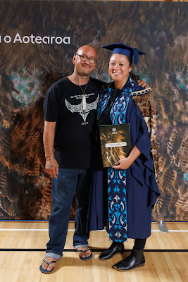 Studio photo from the TWoA Tainui 2023 Graduations (Ceremony 3 - Thursday Morning), held at Hamilton Boys High School, Hamilton, Waikato, New Zealand on Thursday, 20 April, 2023. Photo: Mike Walen / KeyImagery Photography. Copyright: © Te Wānanga o Aotearoa.