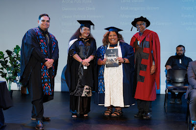 Photo from Ceremony 2 of the TWoA Tāmaki Makaurau 2025 Graduations (March 2025) held at the Mangere Arts Centre in Auckland, New Zealand on Wednesday, 12 March, 2025. Photo by Mike Walen / KeyImagery Photography. Copyright: © 2025 Te Wānanga o Aotearoa.