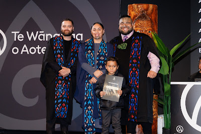 Photo from Ceremony 2 of the TWoA Tāmaki Makaurau 2025 Graduations (May 2025) held at the Mangere Arts Centre in Auckland, New Zealand on Monday, 26 May, 2025. Photo by Mike Walen / KeyImagery Photography. Copyright: © 2025 Te Wānanga o Aotearoa.