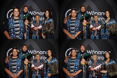 Booth photo from the TWoA Te Tai Tokerau (Kaitaia) 2025 Graduation held at Te Kura Kaupapa Maori o Pukemiro in Kaitaia, Northland, New Zealand on Monday, 14 April, 2025. Photo by InstaBooth / KeyImagery Photography. Copyright: © 2025 Te Wānanga o Aotearoa.
