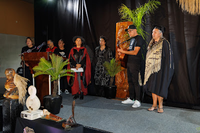 Ceremony photo from the TWoA Tainui 2023 Graduations (Ceremony 3 - Thursday Morning), held at Hamilton Boys High School, Hamilton, Waikato, New Zealand on Thursday, 20 April, 2023. Photo: Mike Walen / KeyImagery Photography. Copyright: © Te Wānanga o Aotearoa.