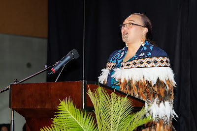 Ceremony photo from the TWoA Tainui 2023 Graduations (Ceremony 3 - Thursday Morning), held at Hamilton Boys High School, Hamilton, Waikato, New Zealand on Thursday, 20 April, 2023. Photo: Mike Walen / KeyImagery Photography. Copyright: © Te Wānanga o Aotearoa.