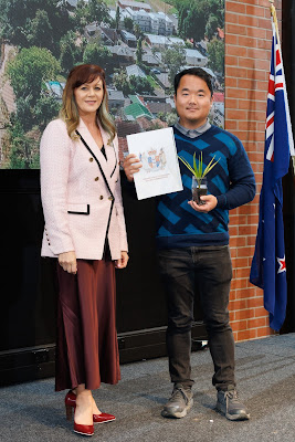 Photo from the HCC NZ Citizenship Ceremony 2 (Afternoon) held at The Atrium, Wintec/Te Pukenga, Hamilton, Waikato, New Zealand at 3:30pm on Monday, 12 August, 2024. Photo: Mike Walen / KeyImagery Photography. Copyright: © Hamilton City Council.