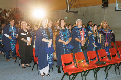 Ceremony photo from the TWoA Tainui 2023 Graduations (Ceremony 3 - Thursday Morning), held at Hamilton Boys High School, Hamilton, Waikato, New Zealand on Thursday, 20 April, 2023. Photo: Mike Walen / KeyImagery Photography. Copyright: © Te Wānanga o Aotearoa.