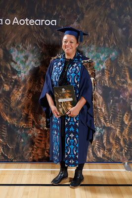 Studio photo from the TWoA Tainui 2023 Graduations (Ceremony 3 - Thursday Morning), held at Hamilton Boys High School, Hamilton, Waikato, New Zealand on Thursday, 20 April, 2023. Photo: Mike Walen / KeyImagery Photography. Copyright: © Te Wānanga o Aotearoa.