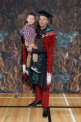 Studio photo from the TWoA Tainui 2023 Graduations (Ceremony 3 - Thursday Morning), held at Hamilton Boys High School, Hamilton, Waikato, New Zealand on Thursday, 20 April, 2023. Photo: Mike Walen / KeyImagery Photography. Copyright: © Te Wānanga o Aotearoa.
