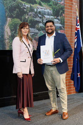 Photo from the HCC NZ Citizenship Ceremony 2 (Afternoon) held at The Atrium, Wintec/Te Pukenga, Hamilton, Waikato, New Zealand at 3:30pm on Monday, 12 August, 2024. Photo: Mike Walen / KeyImagery Photography. Copyright: © Hamilton City Council.