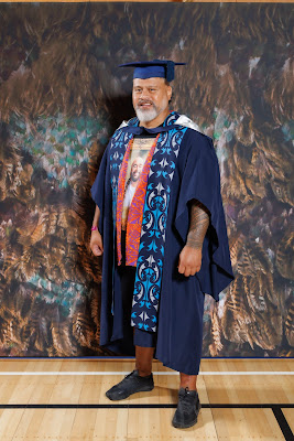 Studio photo from the TWoA Tainui 2023 Graduations (Ceremony 3 - Thursday Morning), held at Hamilton Boys High School, Hamilton, Waikato, New Zealand on Thursday, 20 April, 2023. Photo: Mike Walen / KeyImagery Photography. Copyright: © Te Wānanga o Aotearoa.