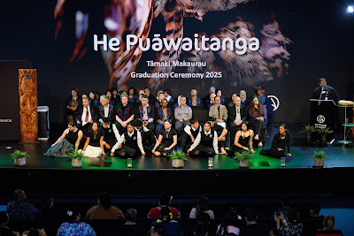 Official photos from Ceremony 2 of the TWoA Tāmaki Makaurau 2025 Graduations (November Ceremonies) held at Church Unlimited, Glendene, Auckland, New Zealand at 5pm on Tuesday, 11 November, 2025. Photography by Mike Walen & InstaBooth / KeyImagery Photography. Copyright: © 2025 Te Wānanga o Aotearoa.