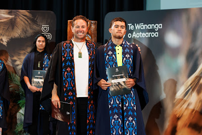 Photo from the TWoA Whirikoka 2024 Graduation (Gisborne), held at the War Memorial Theatre, Gisborne, East Coast, New Zealand on Wednesday 10 April, 2024. Photo by Mike Walen / KeyImagery Photography. Copyright: © Te Wānanga o Aotearoa.