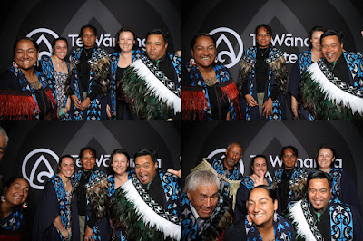 Booth photo from the TWoA Te Tai Tokerau (Kaitaia) 2025 Graduation held at Te Kura Kaupapa Maori o Pukemiro in Kaitaia, Northland, New Zealand on Monday, 14 April, 2025. Photo by InstaBooth / KeyImagery Photography. Copyright: © 2025 Te Wānanga o Aotearoa.