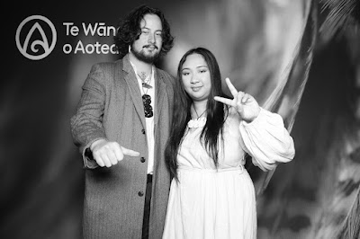 Booth photo from the TWoA Waiariki 2024 Graduations (Kawerau), held at Rautahi Marae, Kawerau, Bay of Plenty, New Zealand on Friday, 17 May, 2023. Photo: InstaBooth by KeyImagery Photography. Copyright: © Te Wānanga o Aotearoa.