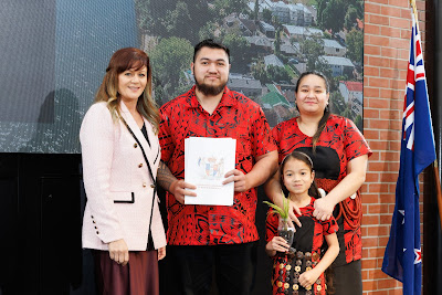 Photo from the HCC NZ Citizenship Ceremony 1 (Morning) held at The Atrium, Wintec/Te Pukenga, Hamilton, Waikato, New Zealand at 10:00am on Monday, 12 August, 2024. Photo: Mike Walen / KeyImagery Photography. Copyright: © Hamilton City Council.