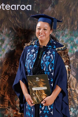 Studio photo from the TWoA Tainui 2023 Graduations (Ceremony 3 - Thursday Morning), held at Hamilton Boys High School, Hamilton, Waikato, New Zealand on Thursday, 20 April, 2023. Photo: Mike Walen / KeyImagery Photography. Copyright: © Te Wānanga o Aotearoa.